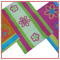 Manufacturers Exporters and Wholesale Suppliers of Floral Bathmat Panipat Haryana